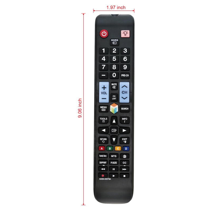 Vinabty AA59-00579A AA59-00580A TM1250 Replaced Remote fit for Samsung TV PN51E550D1F PN60E550D1F PN64E550D1F PN51E550D1FXZA PN60E550D1FXZA PN64E550PN51E550 PN60E550 UN55ES6550F UN65ES6550F UN55ES6550FXZA - Image 3